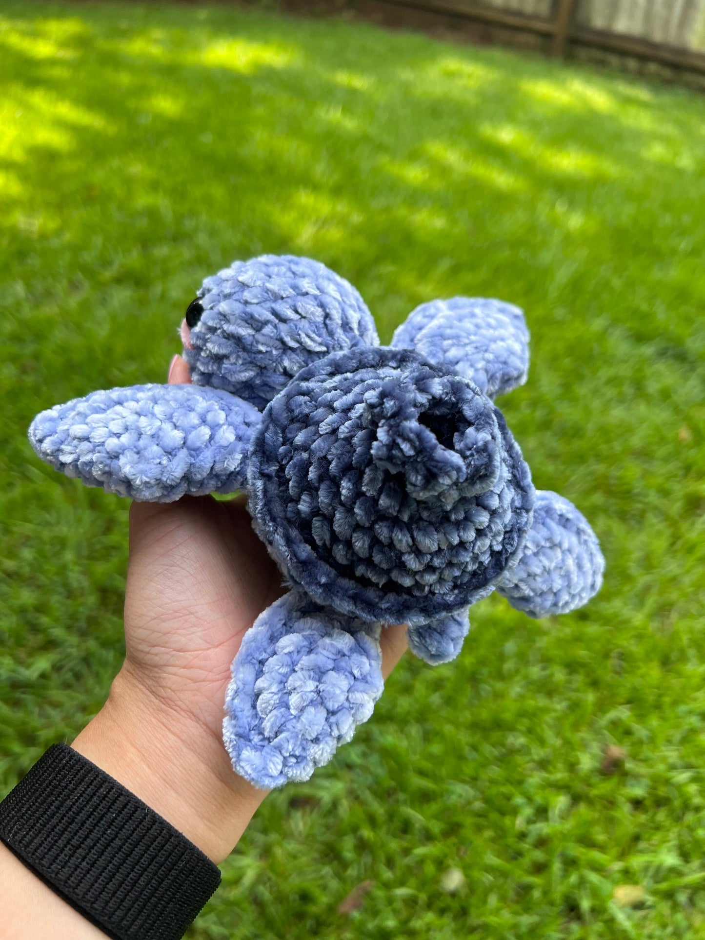 Mini Blueberry Turtle Crochet Pattern