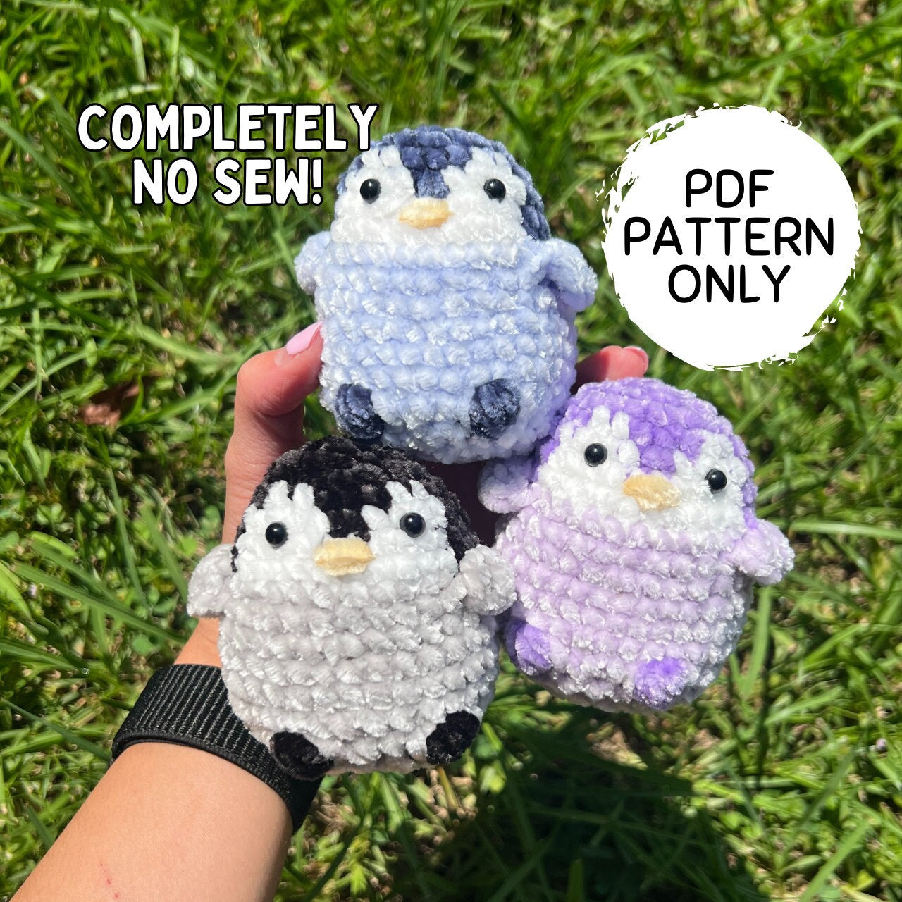 No Sew Mini Penguin Crochet Pattern