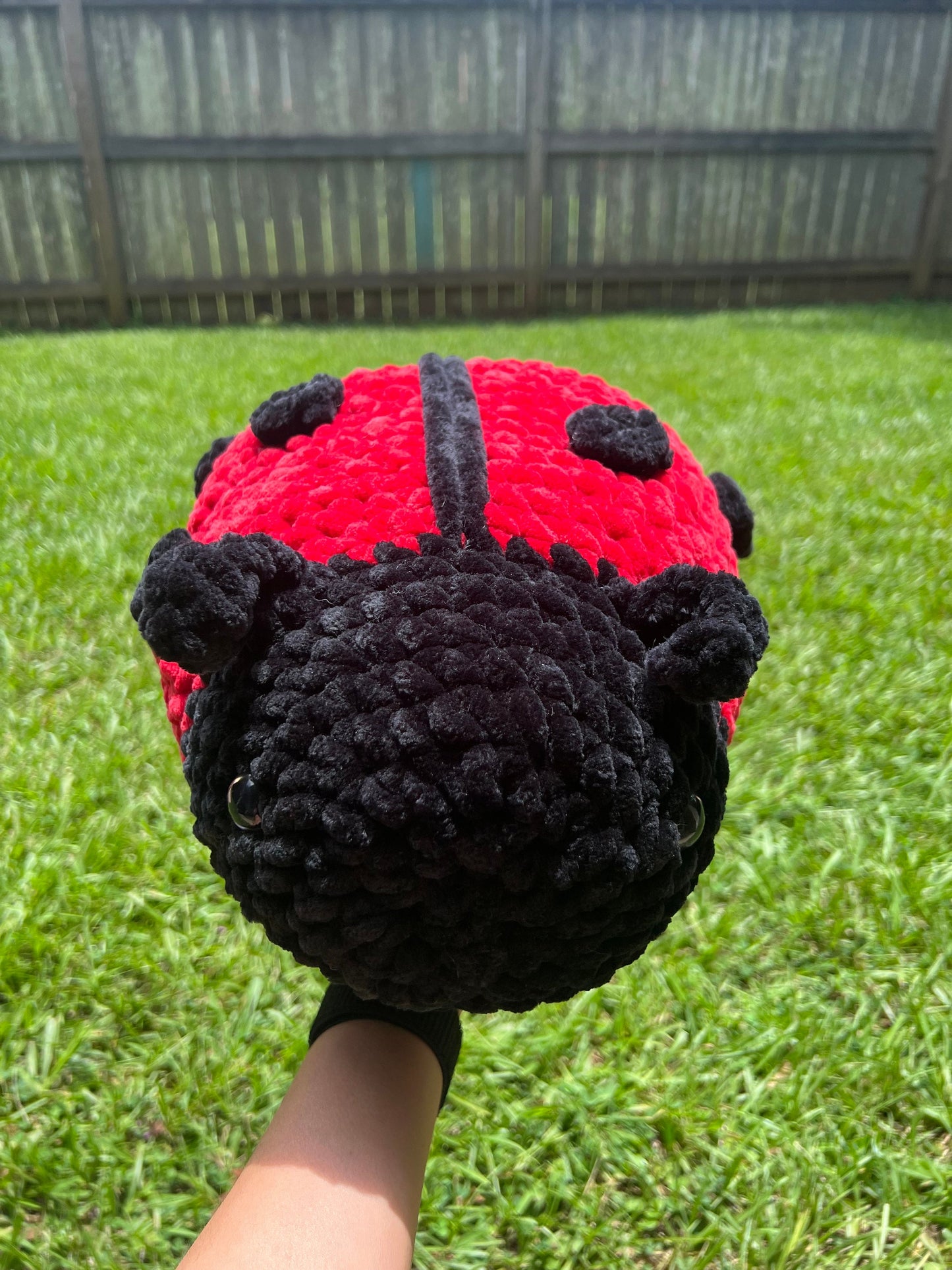 Jumbo Ladybug Crochet Pattern