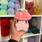 Strawberry Mushroom Pop Crochet Pattern (Low Sew)