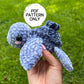 Mini Blueberry Turtle Crochet Pattern