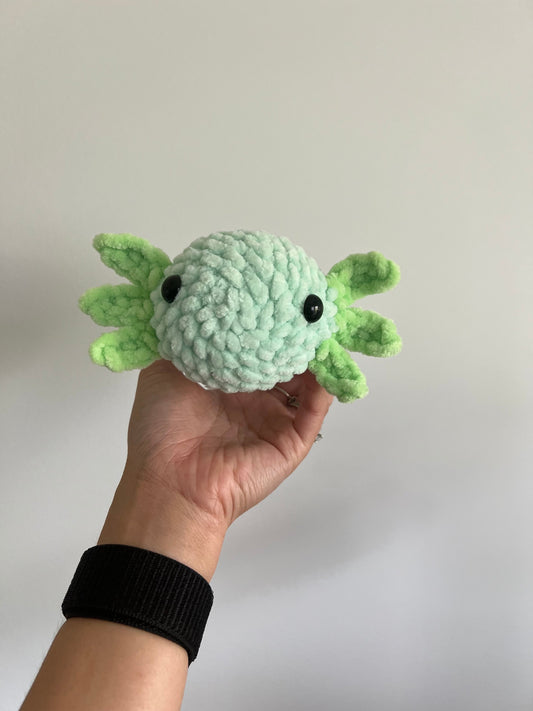 No Sew Mini Axolotl Crochet Pattern