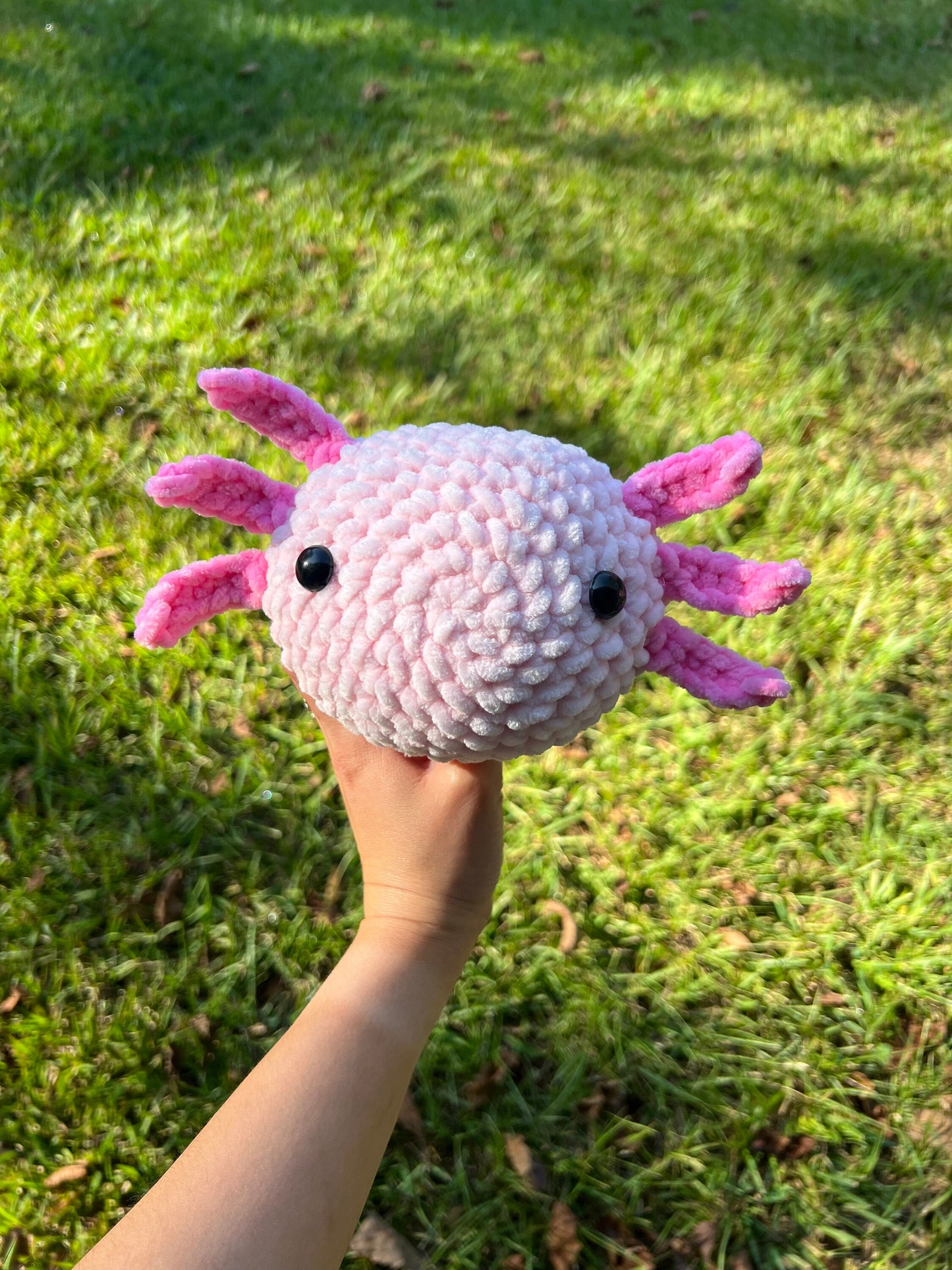 No Sew Large Axolotl Crochet Pattern