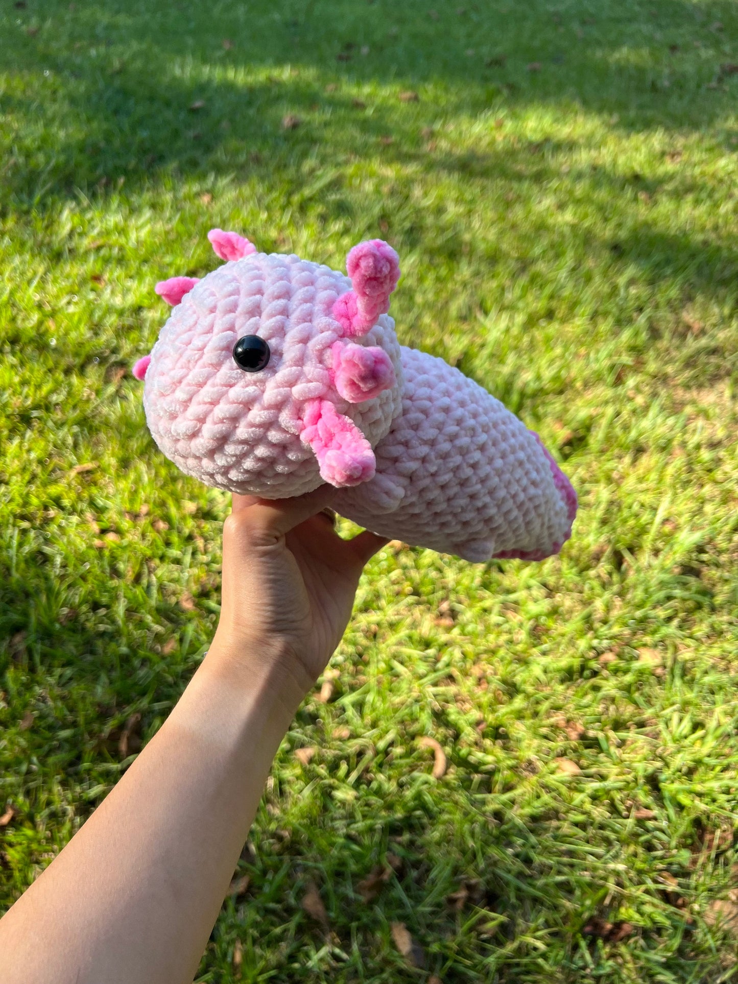 No Sew Large Axolotl Crochet Pattern