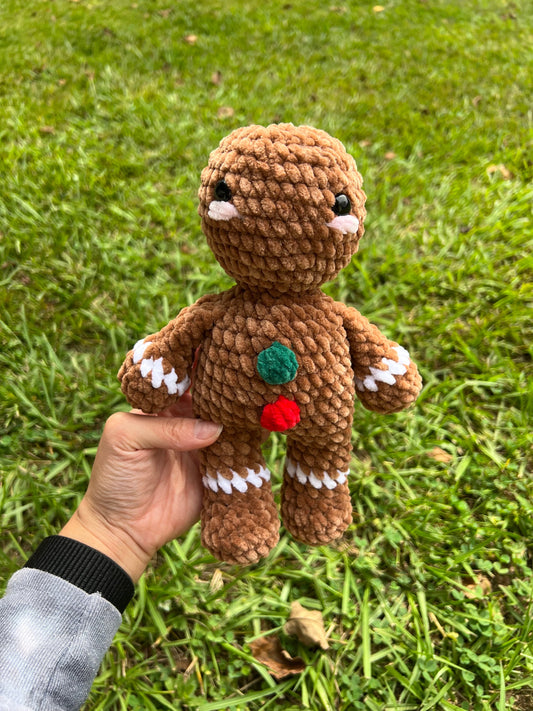 No Sew Gingerbread Man Crochet Pattern