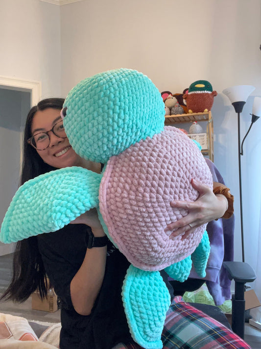 Human Size Jumbo Turtle Crochet Pattern