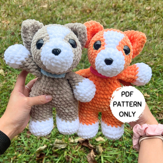 Dog Crochet Pattern Low Sew