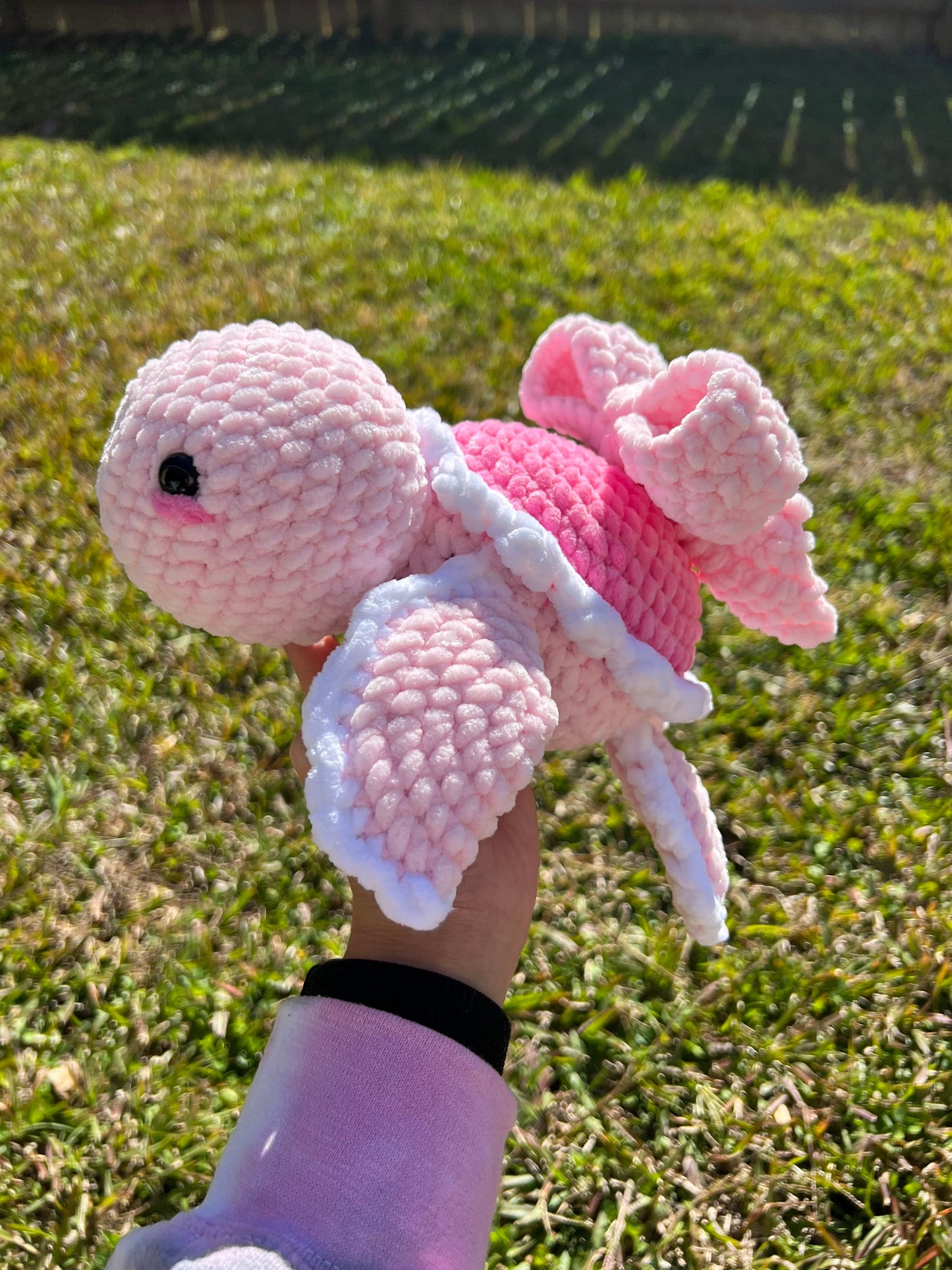 2-in-1 Bow and Heart Turtle Crochet Pattern