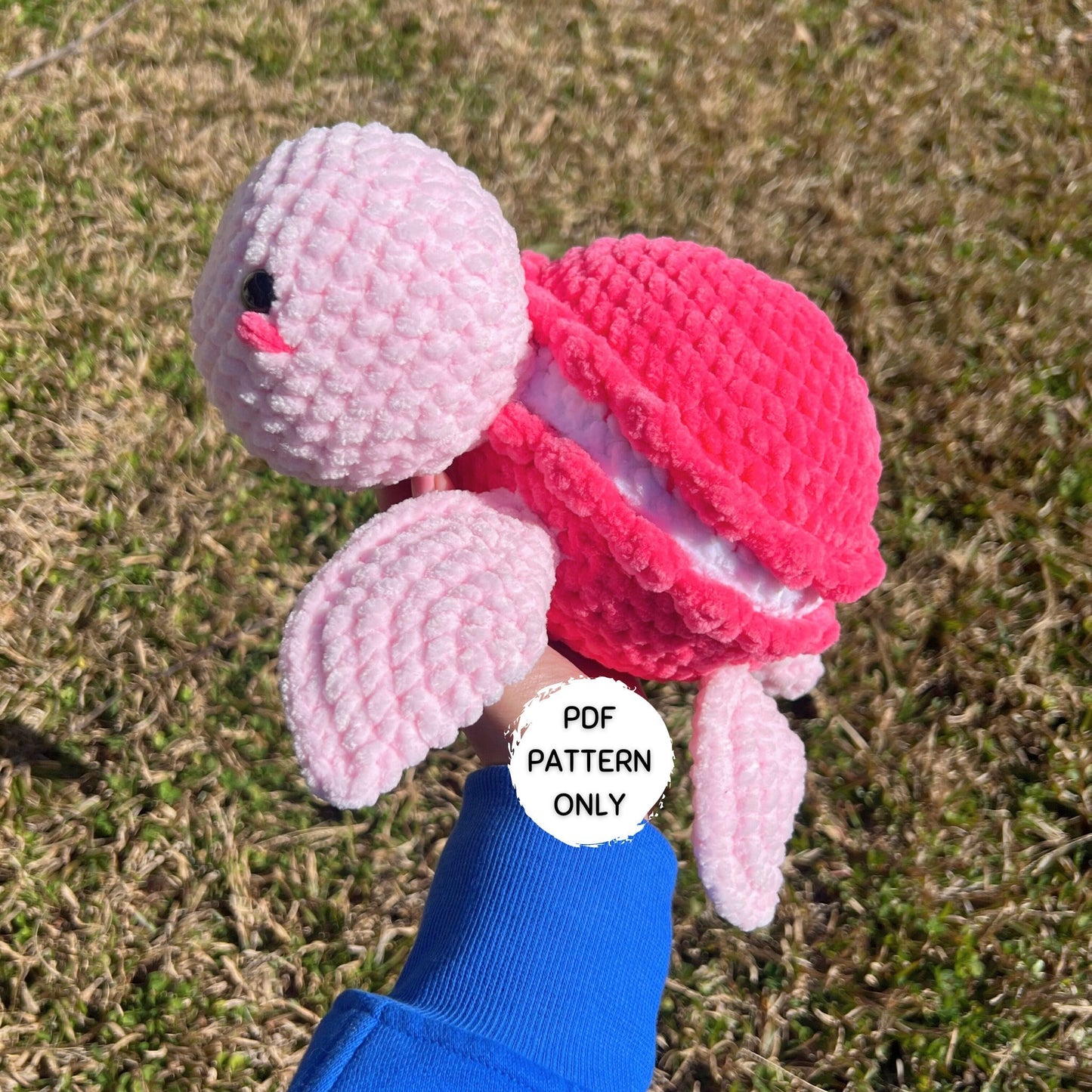 Regular Size Macaron Turtle Crochet Pattern