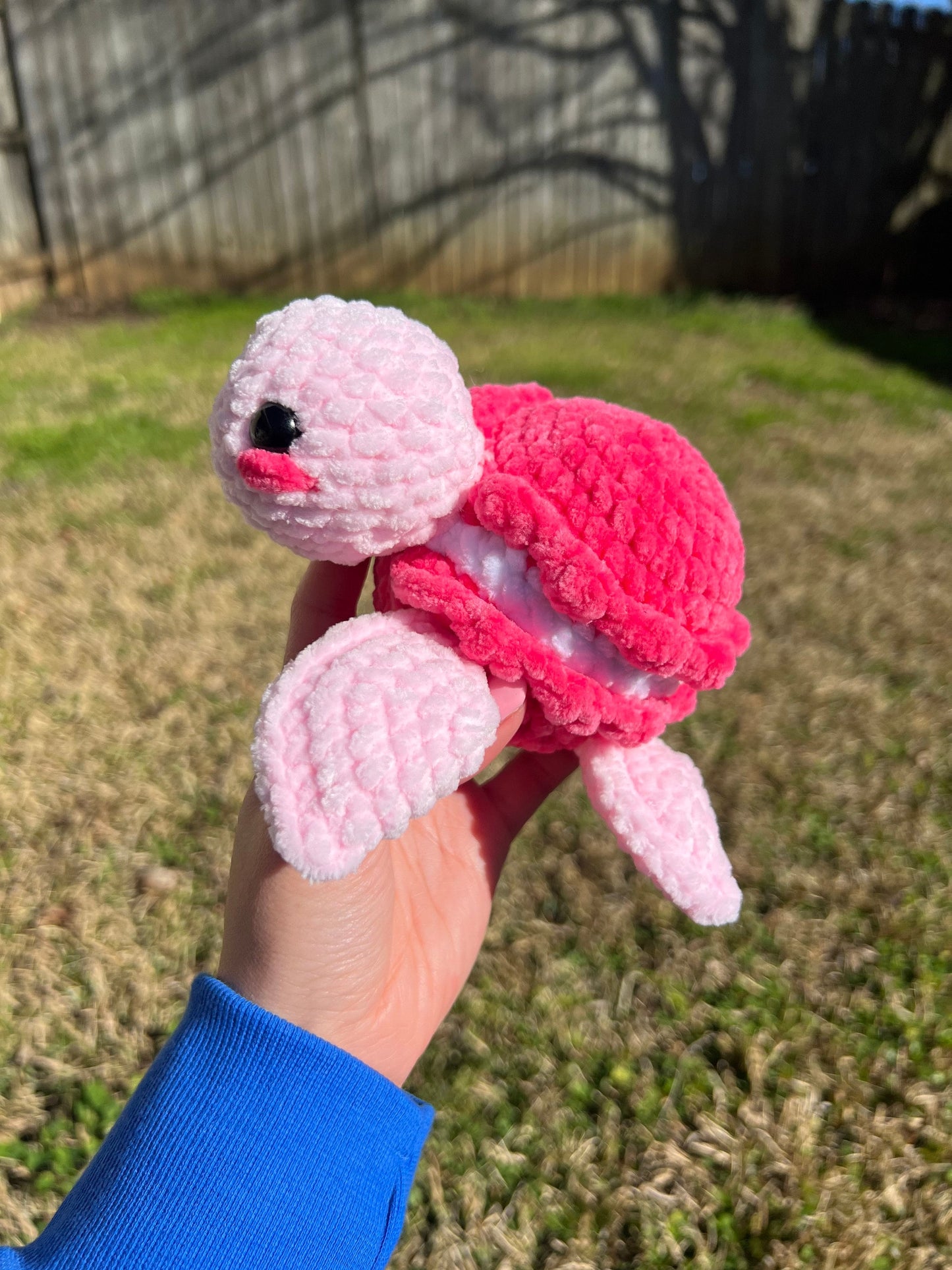 BUNDLE Regular & Mini Macaron Turtle Crochet Patterns