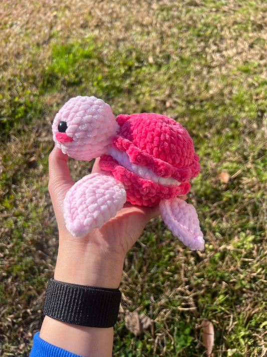 Mini Size Macaron Turtle Crochet Pattern